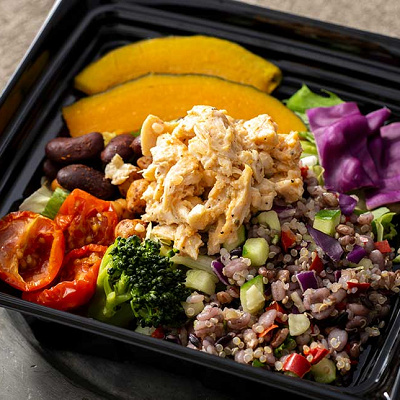 ミックスサラダ（ケイジャンチキン）