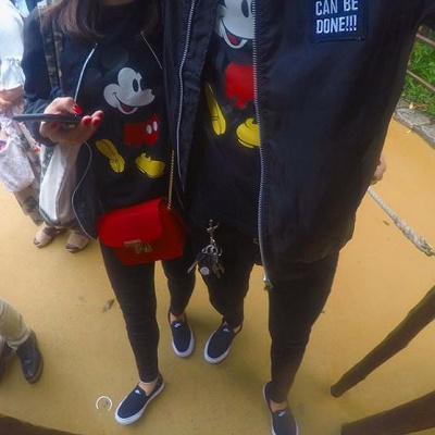 モード系ミッキーコーデ