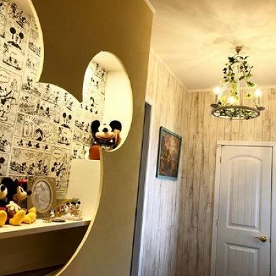 モノトーンミッキー部屋