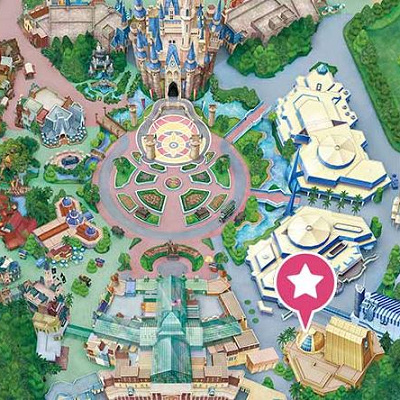 モンスターズ・インク・カンパニーストアの地図