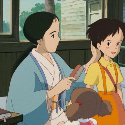 お母さん、さつき、メイ／となりのトトロ