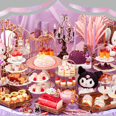 マイメロ、クロミ、キティのスイーツブッフェ