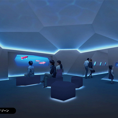 不思議な整体の魚たちアジアゾーン