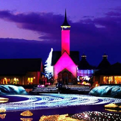 なばなの里　「水上イルミネーション　光の大河」