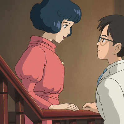 軽井沢で婚約する菜穂子と二郎