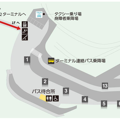 成田空港第3ターミナル館内図