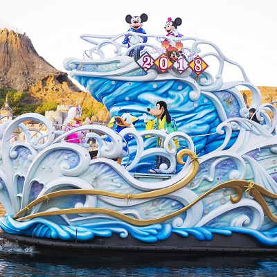 ディズニーシーのニューイヤーズグリーティング