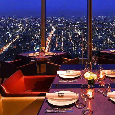 大阪マリオット都ホテルからの夜景