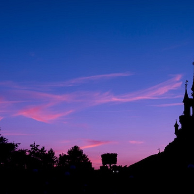 ディズニーランド・パリの夜景