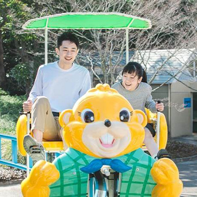 のんほいパークの遊園地