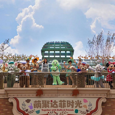 上海ディズニーランドのオル・メルのウェルカム・セレモニー