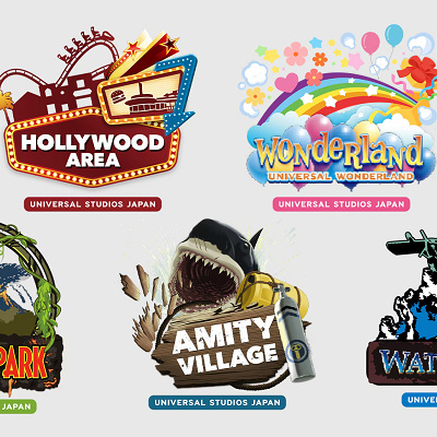 USJオリジナルデザインのスタンプ