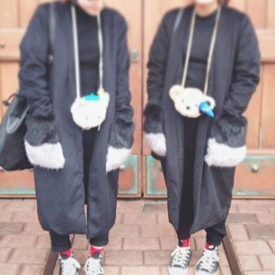 おそろブラックコーデ