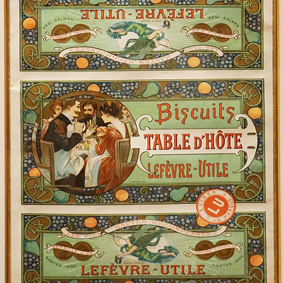 ビスケットのパッケージ