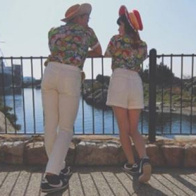 ペアキャラクターコーデ