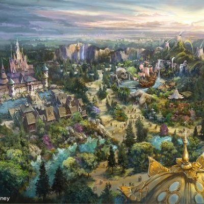 ファンタジースプリングスの全景