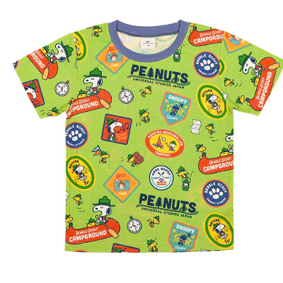 ピーナッツのキッズTシャツ