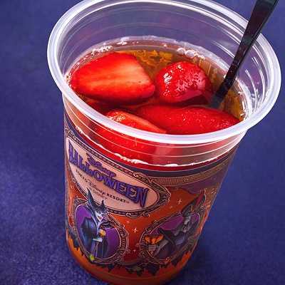 洋梨とストロベリーのティードリンク（ほうじ茶、アップル）