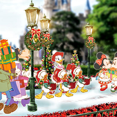 シンデレラ城前プラザにあるフォトロケーション