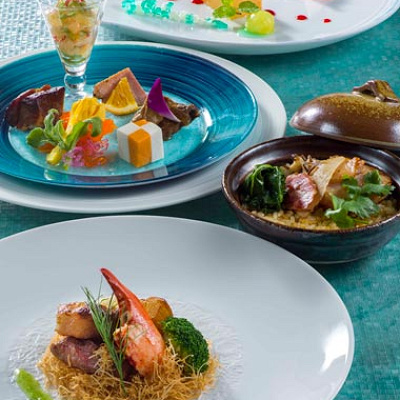 “ピクサー・プレイタイム”ディナーコース（シルクロードガーデン）