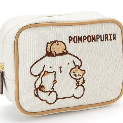 ポムポムプリン 帆布ポーチ(いつでもいっしょ!)