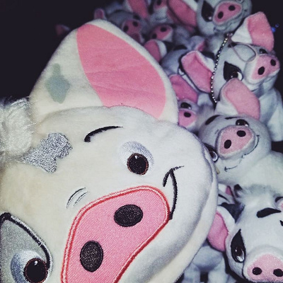 プアのぬいぐるみバッジ