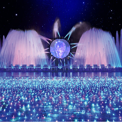 大好評の噴水ショー