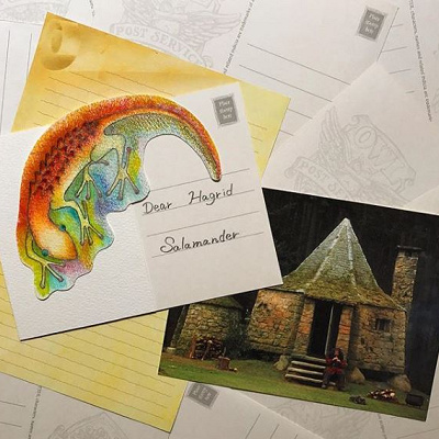 ポストカード＆切手のセット