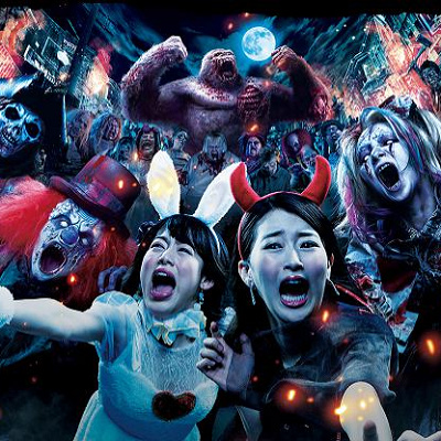 未就学児は絶叫ハロウィーンは体験できません。