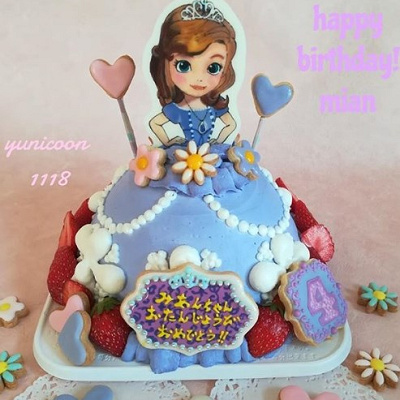 プリンセスソフィアケーキ
