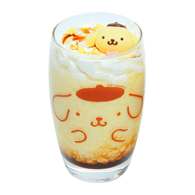 プリンくんのカスタードプリンラテ～♪