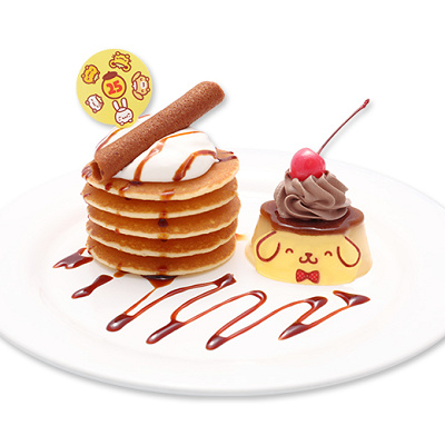 プリンのパンケーキタワープレート