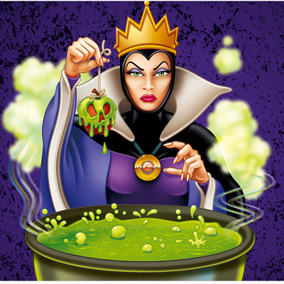毒林檎をつくる女王（魔女）