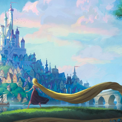 ラプンツェルの長い髪