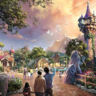 『塔の上のラプンツェル』エリア