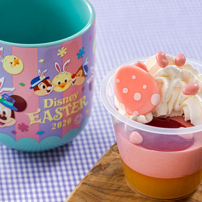 ラズベリームース＆オレンジゼリー、スーベニアカップ付き