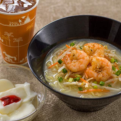 ディズニーランドのおすすめラーメン「海老入り白湯麺」
