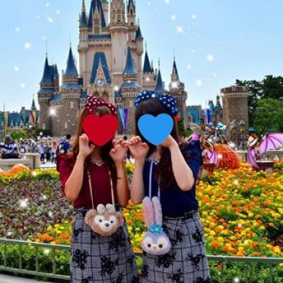 赤青双子コーデ