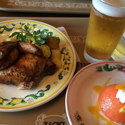 ロティサリーチキンはビールとの相性もグッド