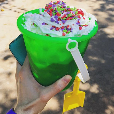 サンドパイル（砂のバケツ）パフェ