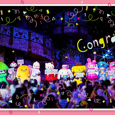 サンリオキャラクター大賞 結果発表の様子