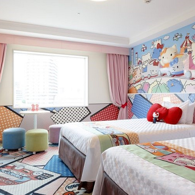 サンリオキャラクタールーム「ハローキティ ルーム」（ピューロランドパスポート付）