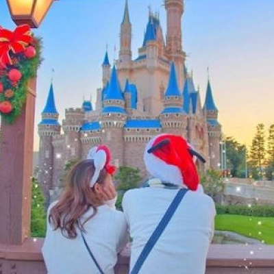 サンタ帽クリスマスコーデ