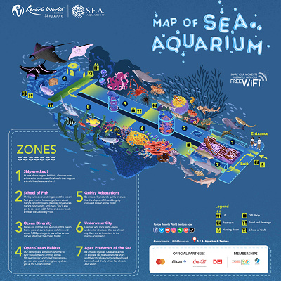 シーアクアリウム：公式マップ