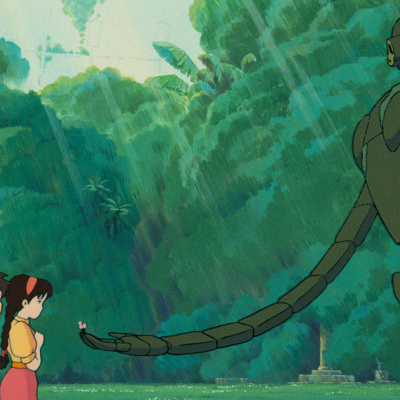 シータとパズーとロボット兵