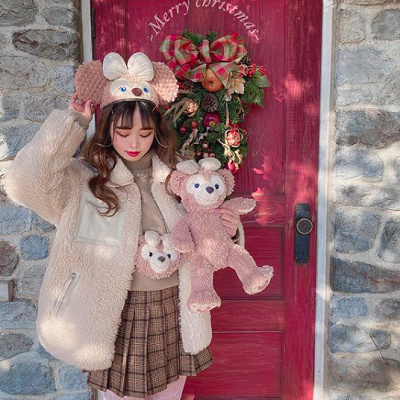 シェリーメイのパスケースを合わせたシェリーメイコーデ