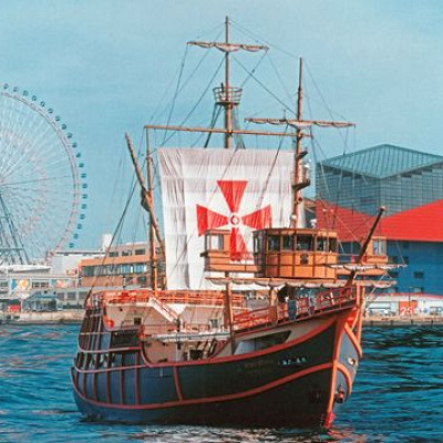海遊館とのセット券がある観光船サンタマリア