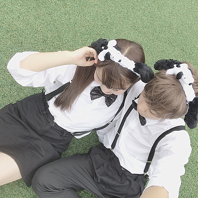 スヌーピーカチューシャ×蝶ネクタイ