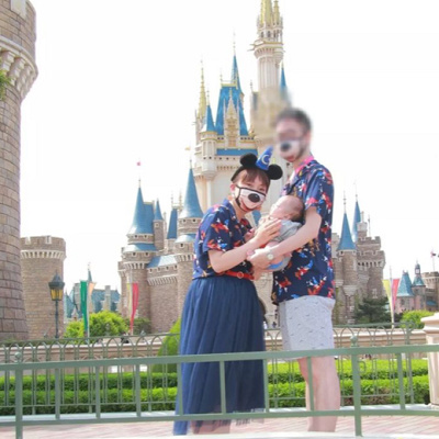 ソーサラーミッキーアロハコーデ