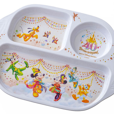 スーベニアプレート（ディズニー40周年スーベニアグッズ）